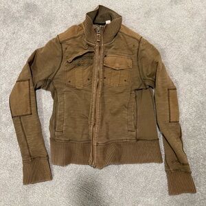 Vintage Triple Five Soul Mens Bomber Jacket Sz Small~ Military Army Style Urban